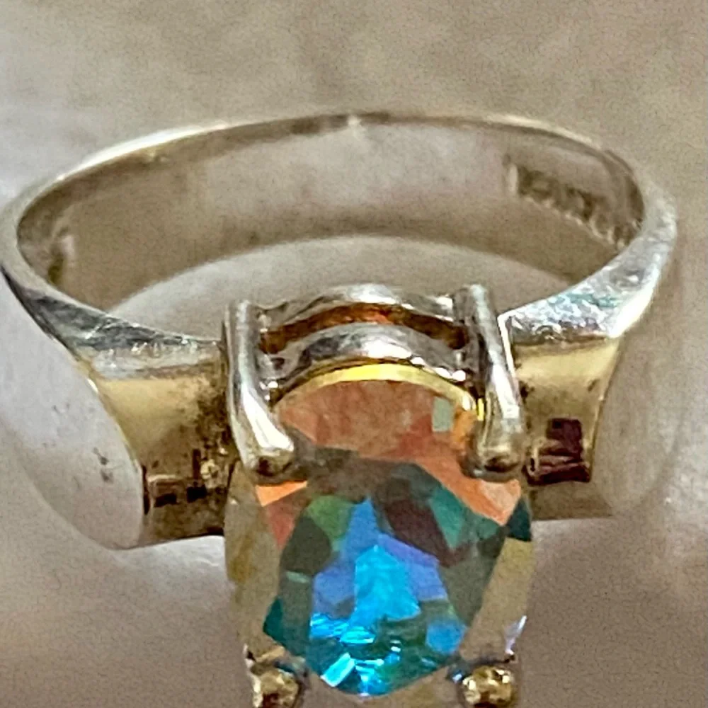 Mystic topaz ring - Picture 7 of 8